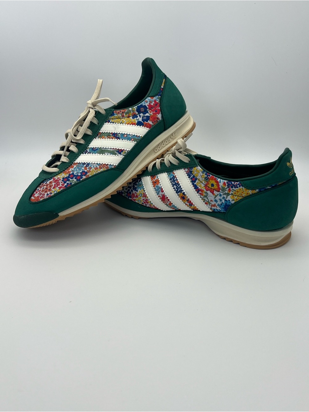 EUC! Adidas x Liberty London SL 72 OG "Collegiate Green" Sneakers Size 9